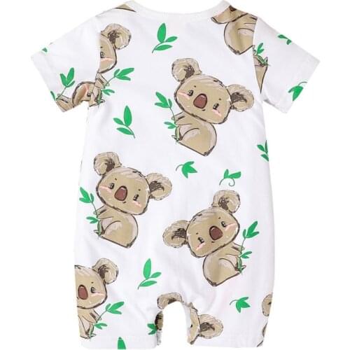 Bobora Baby Short Sleeve Romper Baby One Piece Clothing Summer Unisex Newborn Clothes Infant Baby Girl Boy Jumpsuits