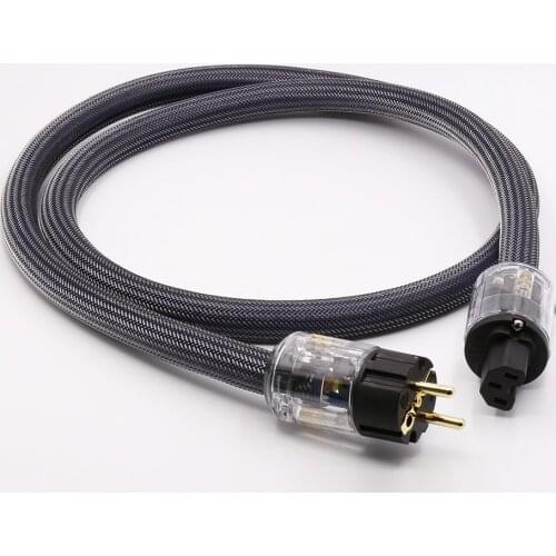New Hi-End 4Square hifi audio EU/US power cord pure copper power cable