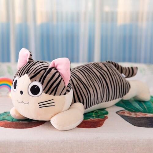 25cm Cat Plush Toys Chi Chis Cat Stuffed Doll Soft Animal Dolls Cheese Cat Stuffed Toys Dolls Pillow For Kids Gifts
