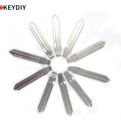 KEYDIY 10 Pcs/lot Metal Blank Uncut Flip KD/JMD/VVDI Remote Replacement Key Blade 76# for Geely Englon Jinggang
