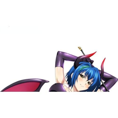 Personality Decal Cartoon Scratch-Proof Windows Anime Windshield Car Stickers Cover scratches Anti-UV waterproof Accessories