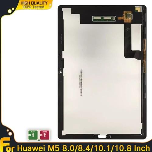 Original For 10.8" Huawei MediaPad M5 8.4" 10.0" 10.8 inch LCD Display Panel Touch Screen Digitizer Sensor Assembly Replacement