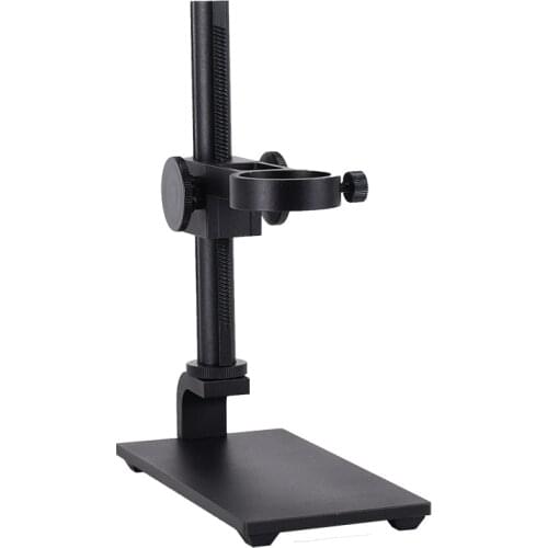 HAYEAR Mini Aluminum Alloy Stand USB Microscope Stand Holder Bracket Mini Foothold Table Frame for Microscope Repair Soldering