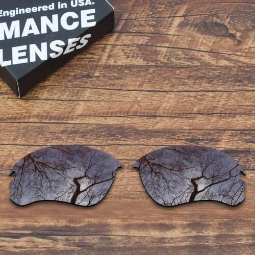 ToughAsNails Resist Seawater Corrosion Polarized Replacement Lenses for Oakley Flak Draft Sunglasses Brown Color