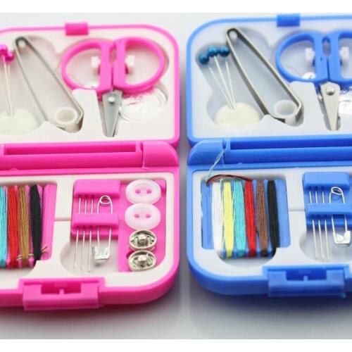Portable Travel Sewing Box Kitting Needles Tools Quilting Thread Stitching Embroidery Craft Sewing Kits Home Organizer