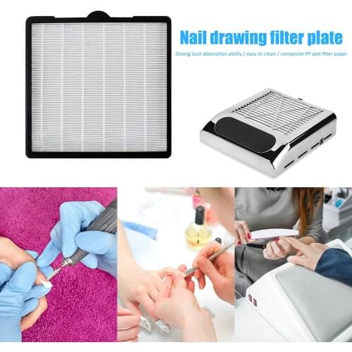 1pc Nail Dust Suction Collector Fan Screen Vacuum Dust Cleaner Manicure Machine Filter Accessory for Drilling Manicure Machine