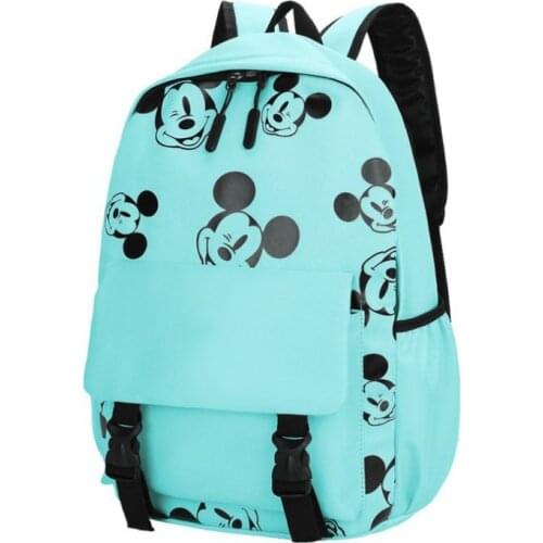 Disney Micky Schoolbag Women high school student Backpack Candy Color school students capacity School Backpack