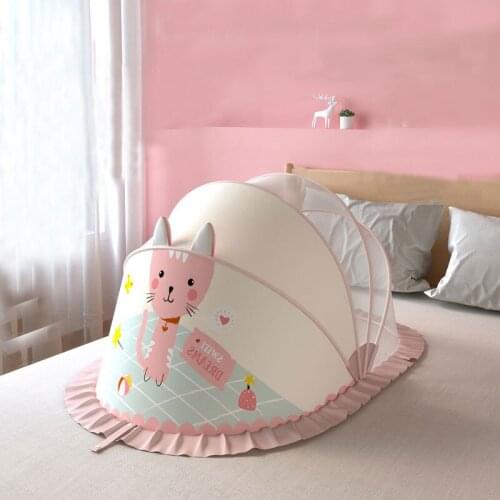 Foldable Mosquito Net For Baby Crib Netting Portable Bed Mosquito Net Kids Infants Bed Net Tent Free Gift with Canopy Net