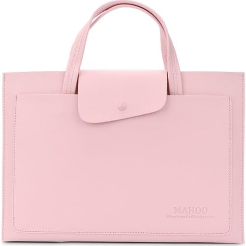 Laptop Bag For Macbook Air 13 Case For 13 14 15.6 Inch Xiaomi Huawei Asus Notebook PVC Material Women Shoulder Handbag Briefcase