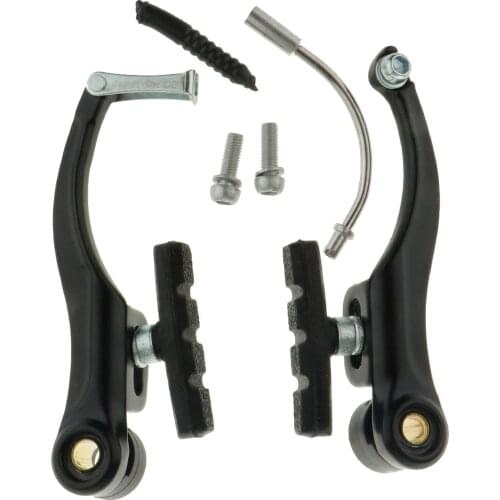 Mountain Bicycle V-Brake Set Included 1 Pair of Brake V-brake Noodle Boot Bolts and Pads Bicycle Brake Cycling Parts
