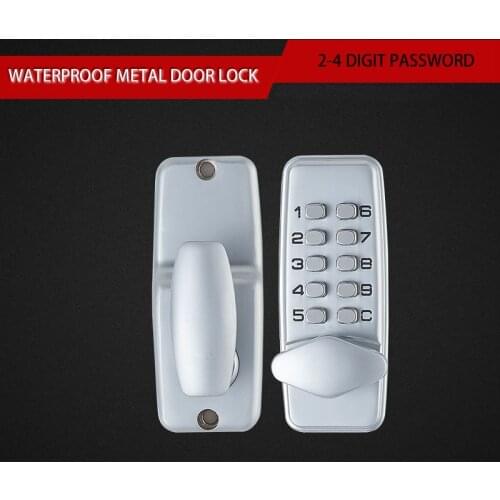 New Keyless Door Lock With Combination Code Password Zinc Alloy Mechanical Digital Code Unlock Home Safe