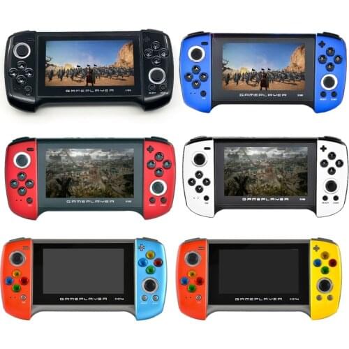 X18Plus Handheld Game Console 4.3 Inch Large Screen Dual Joystick 64-bit Classic Games Support