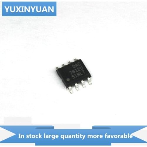 YUXINYUAN 10PCS/LOT DAC7612U DAC7612 DAC 7612U C7612U AC7612U SOP8 in stock in stock
