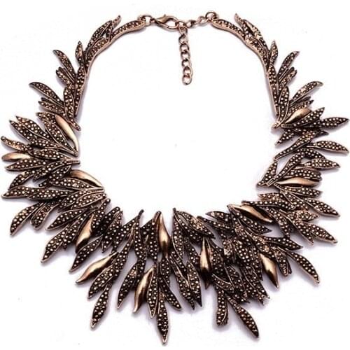 Vintage Metal Starburst Statement Choker Necklace Women Indian Retro Punk Big Choker Necklace Large Collar Necklace Jewelry 2020
