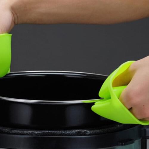 1Pcs Kitchen Baking Silica Gel Heat Insulation Clip Anti Scalding Non Slip Gloves Household Bowl Oven