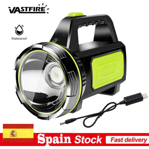 1000M Portable Searchlight Xenon LED USB Rechargeable Camping Adventure Hiking Hunting Hand Flashlight Security Torch Work Light