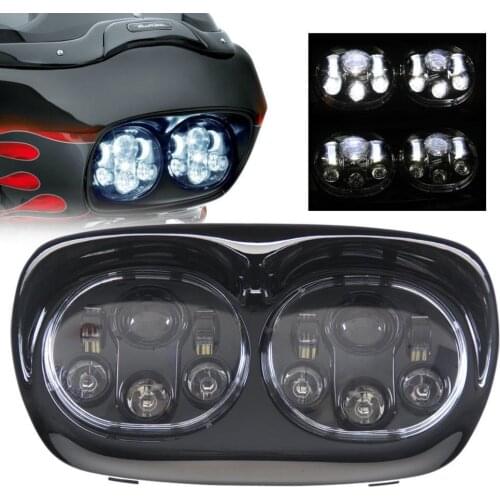 Dual LED Headlight Projector Headlamp Kit for Road Glide 2015-2020 LED Running Turn Signal Lights