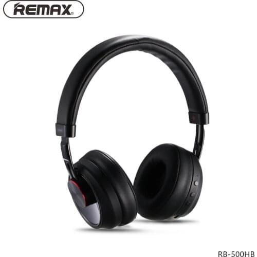 Original Remax wireless Bluetooth headset headphones With Microphone RB-500HB Bluetooth4.1 HiFi HD Quality Dynamic Headband
