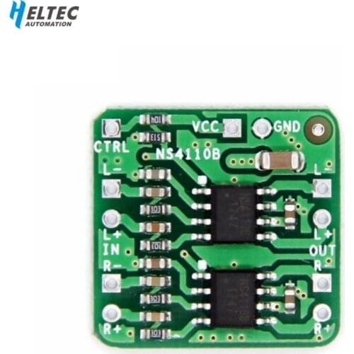 Differential Amplifier Board 2x18W Digital Class D/Class AB Audio Power Amplifier NS4110B Voltage 6-14V