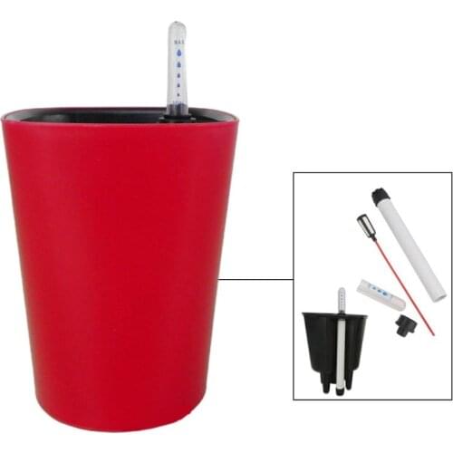 PP Self Watering Planters Flower Pots Indoor with Water Level Indicators