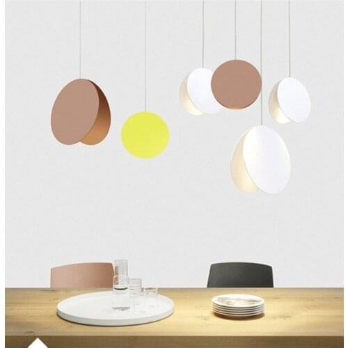 Simple colorful Postmodern Living Room Nordic Creative Restaurant Personality Art Chandelier Store Bedroom Bedside Pendant Light