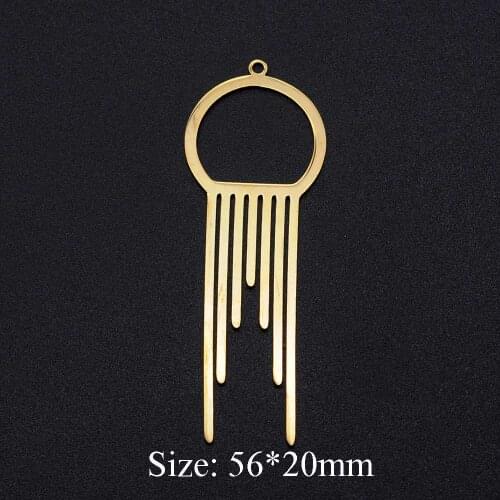 3pcs/lot Bohemia Dream Catcher 316L Stainless Steel DIY Earring Charms Wholesale For Jewelry Making Jewelry Making Charm