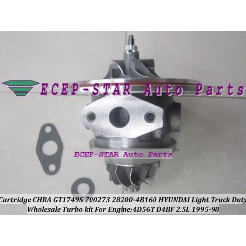 Turbo Cartridge CHRA 700273 700273-5001S 700273-0002 28200-4B160 282004B160 28200-4B151 282004B151 1328579 3C1Q6K682EA D4BF 2.5L