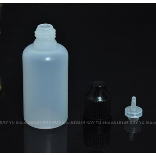 4000pcs/lot 10ml 30ml liquid plastic dropper bottle with long thin tips and black cap