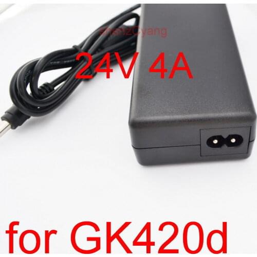 50PCS High quality IC solutions AC / DC 24V Power Supply For Zebra GK420d GX420d GK420t GK420t Printer Adapter