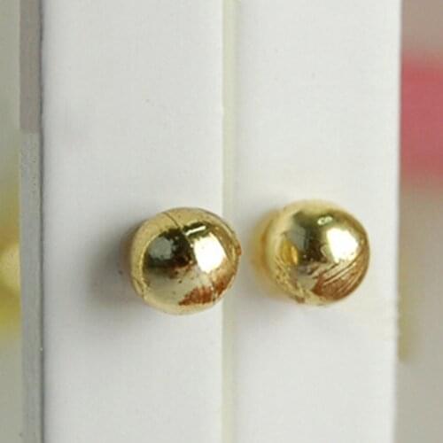 2Pcs 1/12 Dollhouse Accessories Children Toy Miniature Furniture Dolls House Alloy Vintage Door Pull Handles Locks Keys Kids Toy