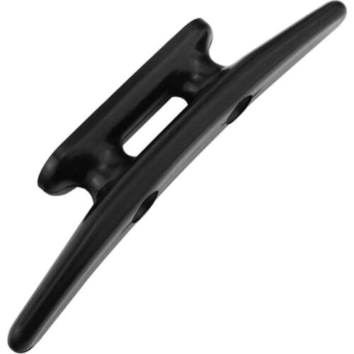 Boat Marine Accessories 152 200mm Nylon Plastic Low Flat Cleat Open Base Cleat Yacht Inflatable Deck Line Rope Tie Ship Lock