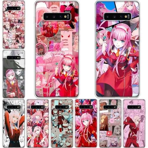 Zero Two Darling in the FranXX Anime Novelty Phone Case For Samsung Galaxy A71 A70 A51 A50 A41 A40 A30 A21 A10 A01 A90 A20S A20E