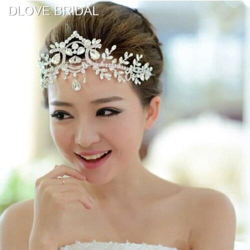 Elegant Crystal Hairband Bridal Tiara High Quality Wedding Hair Jewelry Accessory