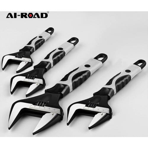 Nut Wrench 6/8/10/12 Inch Bathroom Wrench High Strength Household Adjustable Large Open Wrench High Quality Plumbing Repair Tool