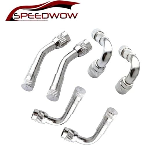 SPEEDWOW 2pcs 45/90/135 Degree Tire Valve Stem Adaptor Tire Valve Stem Adaptor For Auto Car Motorcycle Mountain Bike Bicycle