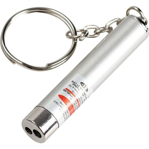 Mini 2 in 1 Keychain Plus Flashlight Portable LED Light Torch for Emergency Camping GQ999