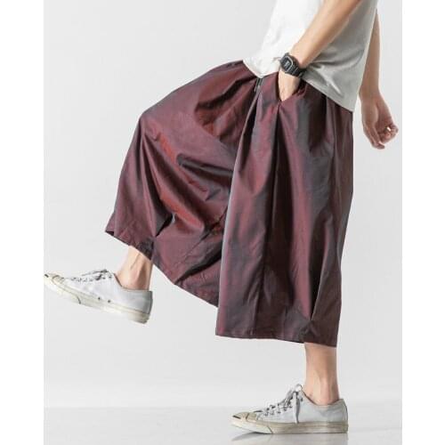 2021 Mens Wide Leg Pants Fashion Streewear Oversized Jogging Pants Male Solid Color Japanese Men Sweatpants Trousers 5XL