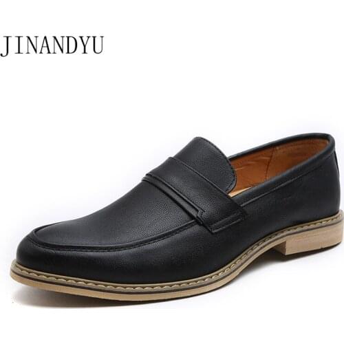 White Leather Shoes Men Party Shoes Classic British Style New Oxford Men Loafers Leather Formal Dresses Man Shoes High Quality