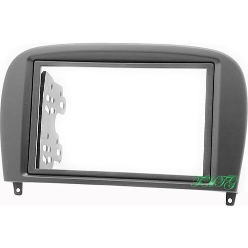 Car Radio Fascia panel is suitable for BENZ SL-CLASS (R230)/ G WAGON G500/ G55, Double Din Car Audio Frame