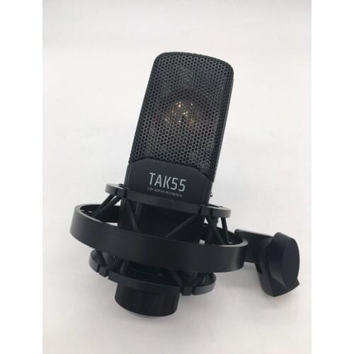 Takstar TAK55 high quality professional dual gold plated diaphragm recording microphone for studio,broadcast,stage performance