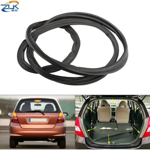 ZUK Rear Door Weatherstrip Tailgate Rubber Seal Tail Door Sealing Strip For HONDA FIT JAZZ GD1 GD3 Hatchback 2005 2006 2007 2008
