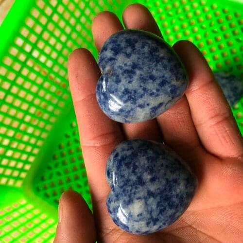 1pcs Natural beautiful lapis lazuli QUARTZ CRYSTAL The heart HEALING