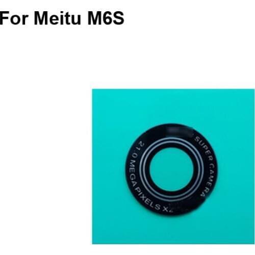 1PC High quality For Meitu M6S Back Rear Camera Glass Lens test good For Meitu M 6S Replacement Mei tu M6S