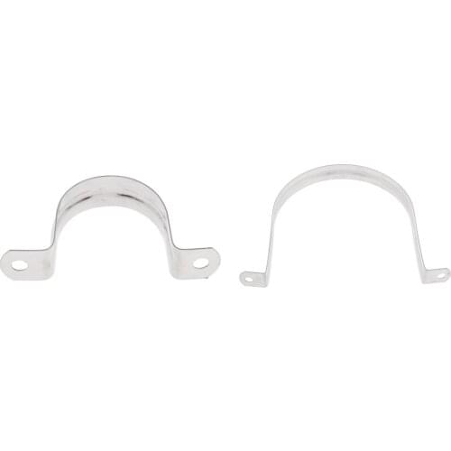 2pcs Hose Tube Conduit Fastener U-Shape Hanger Saddle Clamp Clip Clip - 40 / 120mm