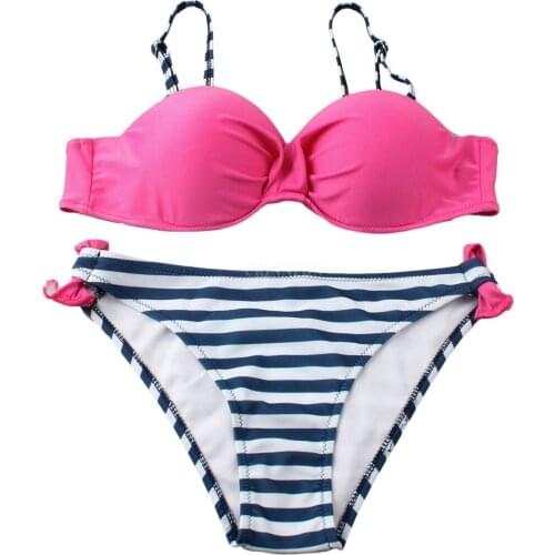 20Pcs/Lot Women Swimsuit Push Up Bikini Set Beach Wear Suits