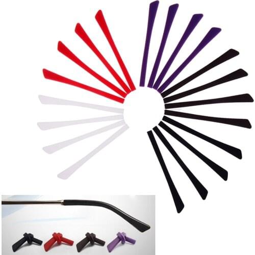 4Pcs Silicone Grip Temple Tip Holder Anti Slip Ear Hook Eyeglass Eyewear Accessories Eye Glasses Accessories