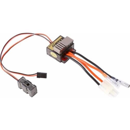 5PCS 320A Brushed ESC Universal Two-Way Electronic Governor ESC for 1/8/ 1/10 1/16 Electric Car Boat Ship 2S Brake Metal Cooling