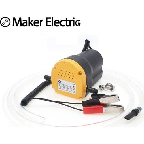 Car Oil Extractor Pump DC 12/24V 60W Fuel Transfer Pump Car Motorbike Diesel Fluid Scavenge Oil Liquid Exchange Transfer Pump