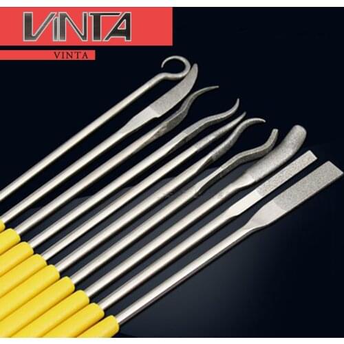 Free Shipping!CNC 10pcs/set Diamond File BF-900 Special-shaped Woodworking Cutters Polishing Deburring Trimming Tools Alloy