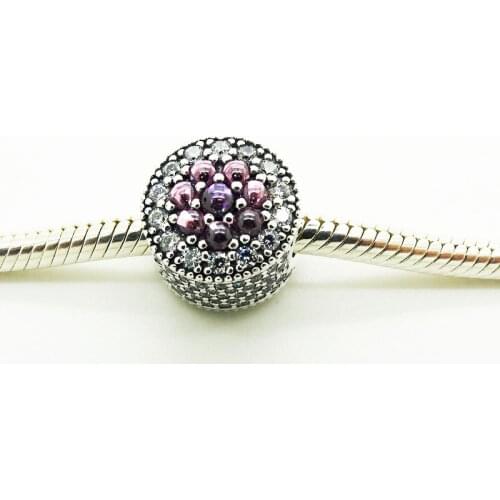 Popular Beads For Jewelry Making Forget me not Charm Fits Beaded Chains Bracelets For Woman DIY Sterling Silver Jewelry